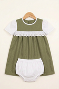 Vestido verde oliva